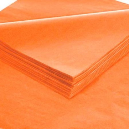 BOX PACKAGING Global Industrial„¢ Gift Grade Tissue Paper, 20"W x 30"L, Orange, 480 Sheets T2030S